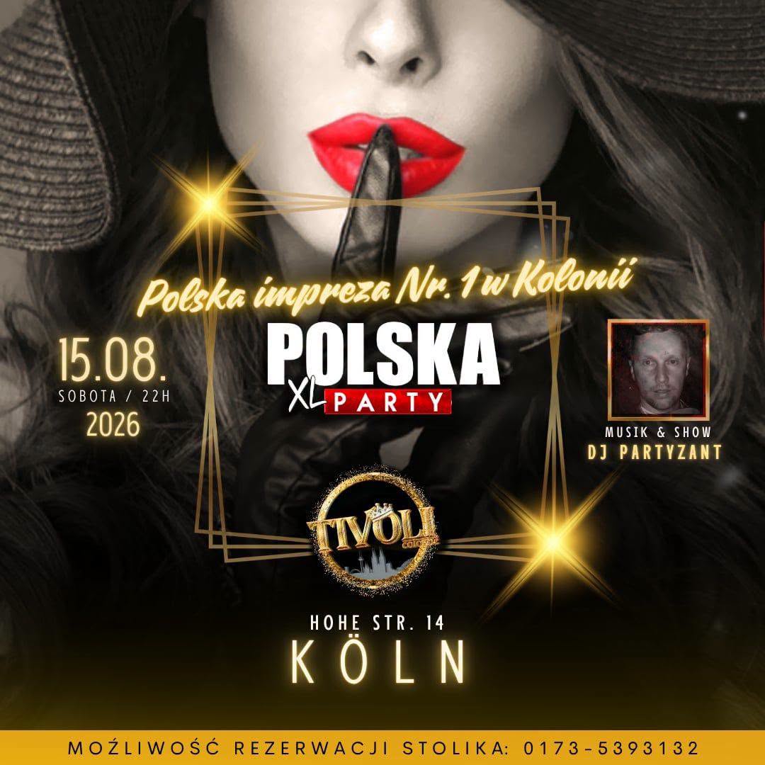 PolskaXXL Party w KÖLN 15.08.2026